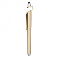 Stylet 3EN1 Stylo & Support  Smartphone Gold En Tunisie