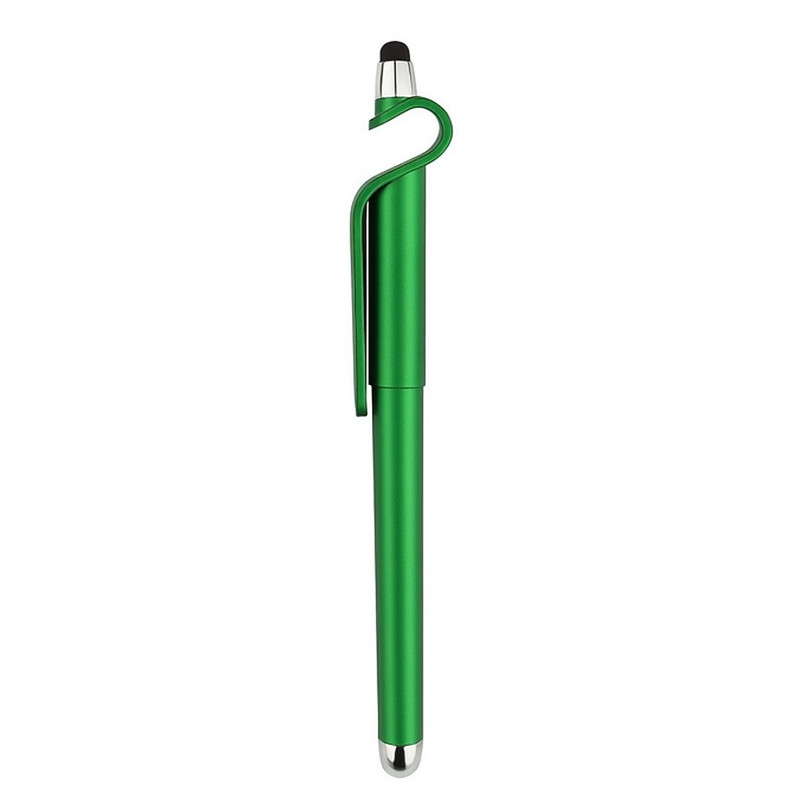 Stylet 3EN1 Stylo & Support  Smartphone Vert En Tunisie