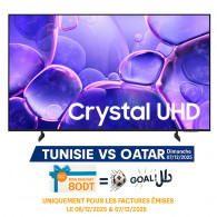 Tv Samsung U8000F 65" 4K Crystal UHD Smart Tv Noir