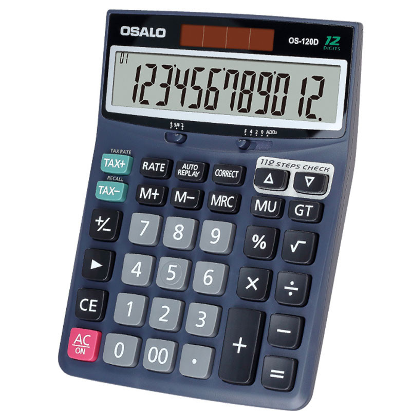 Calculatrice Osalo OS-120D Gris en Tunisie