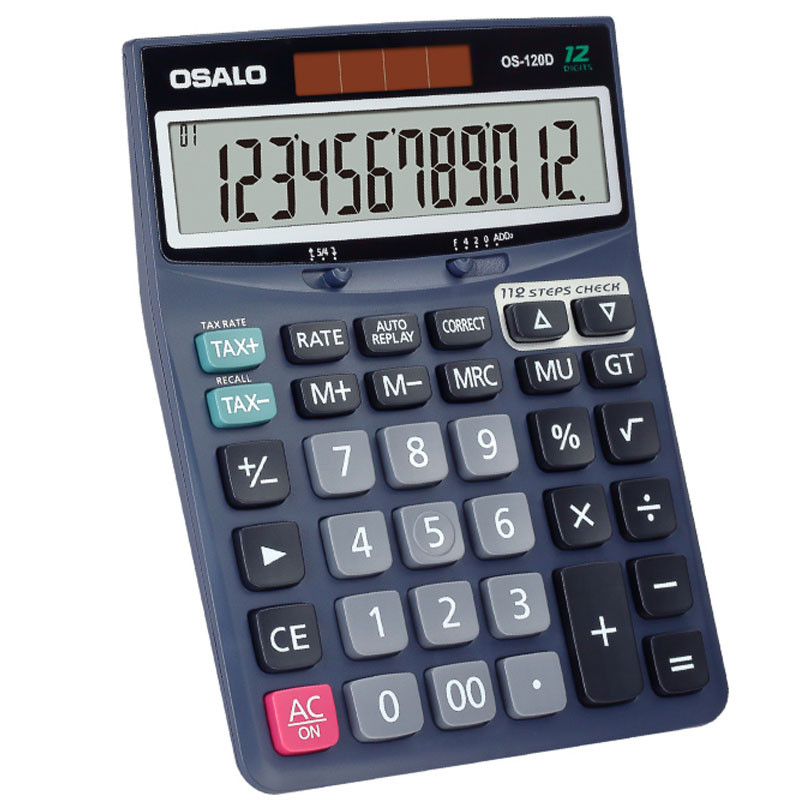 Calculatrice Osalo OS-120D Gris en Tunisie
