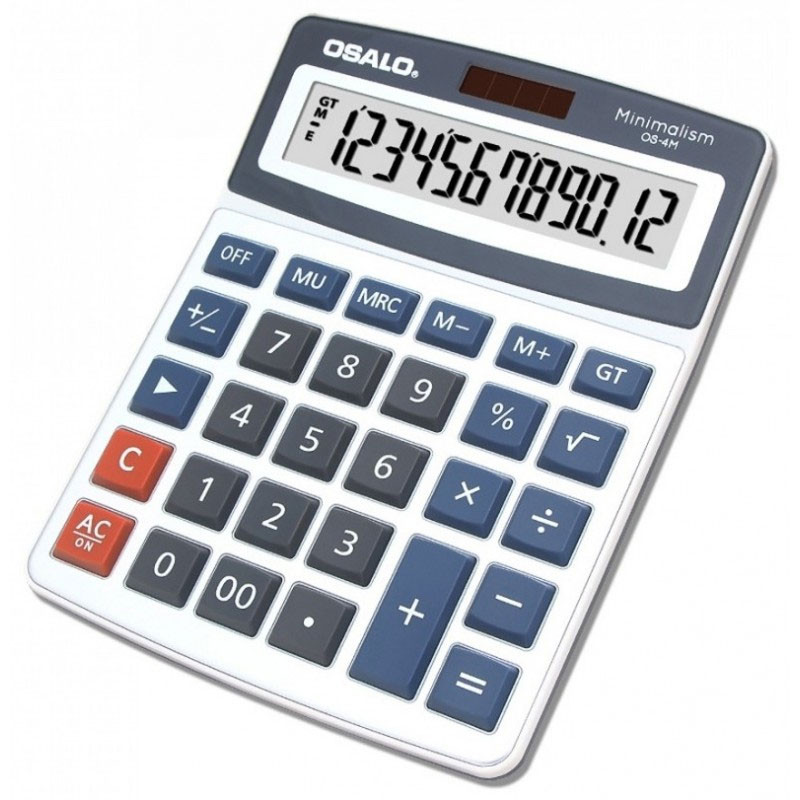 Calculatrice Osalo OS-4M Gris en Tunisie