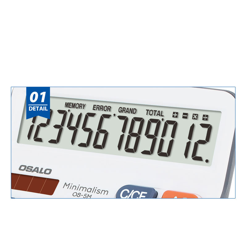 Calculatrice Osalo OS-5M Gris en Tunisie