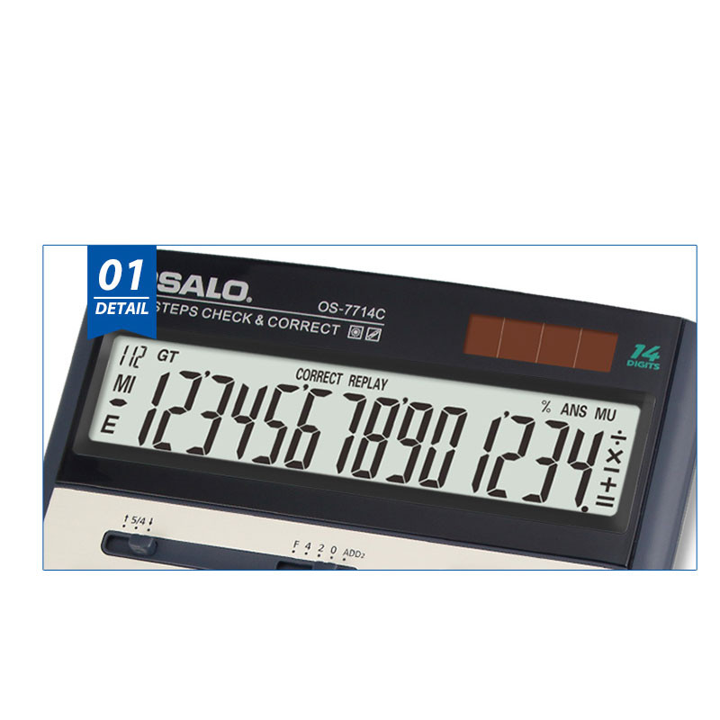 Calculatrice Osalo OS-7714C Silver en Tunisie