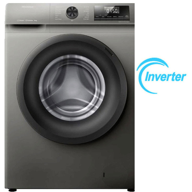 Machine à Laver Frontale Hisense WFQP8014EVMT 8Kg Silver