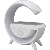 Haut Parleur Bluetooth Best Sound LED Avec Chargeur Blanc en Tunisie