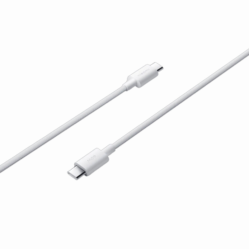 Câble Chargeur Xiaomi USB-C 60 W Blanc En Tunisie