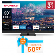 TV Thomson 50" 50QG6C14 QLED Plus Google Tv Noir