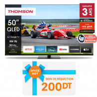 TV Thomson 50" 50QG7C14 QLED Plus Google Tv Noir en Tunisie