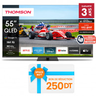 Tv Thomson 55" 55QG7C14 QLED Pro Google Tv Noir en Tunisie