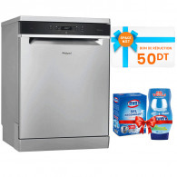 Lave Vaisselle Whirlpool 14 Couverts Inox WFO3T233P65X en Tunisie