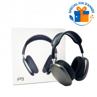 Casque Sans Fil P9 Bluetooth Avec Emplacement Carte Mémoire Noir