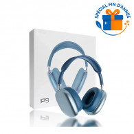 Casque Sans Fil P9 Bluetooth Avec Emplacement Carte Mémoire Bleu