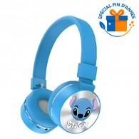 Casque Sans Fil Kids Stitch Bleu en Tunisie