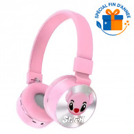 Casque Sans Fil Kids Stitch Rose en Tunisie
