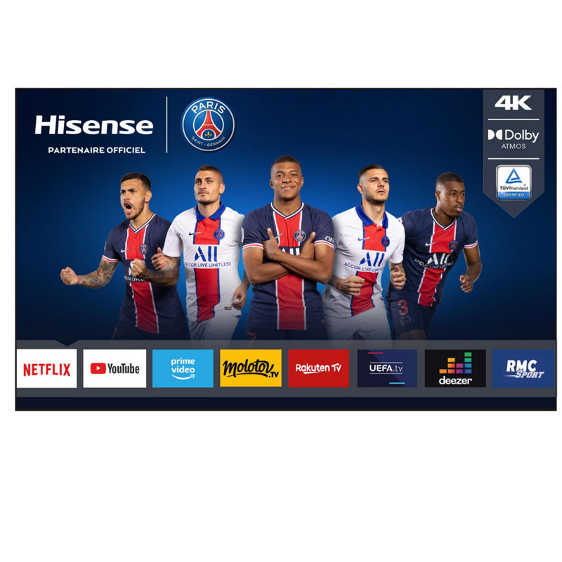 TV Lazer Hisense 100L5GE 100" 4K HDR Smart -  Noir en Tunisie