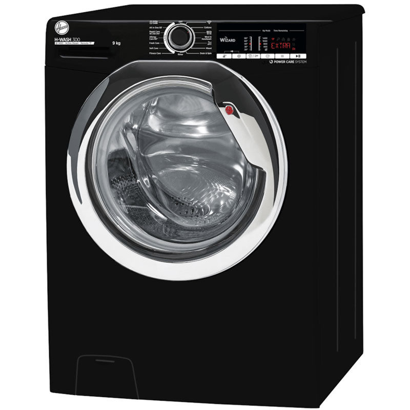 Lave linge Frontale Hoover 9 Kg Noir (H3WS-495TACBE-80)
