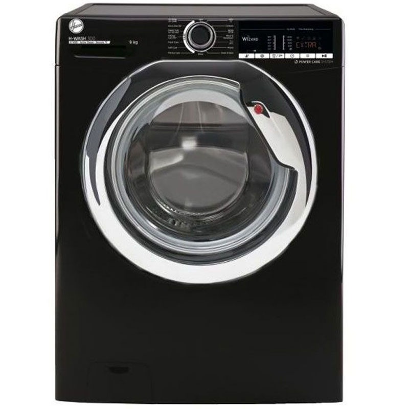 Lave linge Frontale Hoover 9 Kg Noir (H3WS-495TACBE-80)