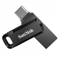 Clé USB SanDisk Double Connectique 128 Go Type-C & Type-A Noir En Tunisie