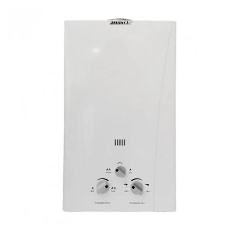 Chauffe Bain Auxstar 10 Litres Gaz Bouteille - Blanc