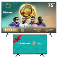 TV Hisense 75" A6N 4K UHD Smart Tv Noir en Tunisie