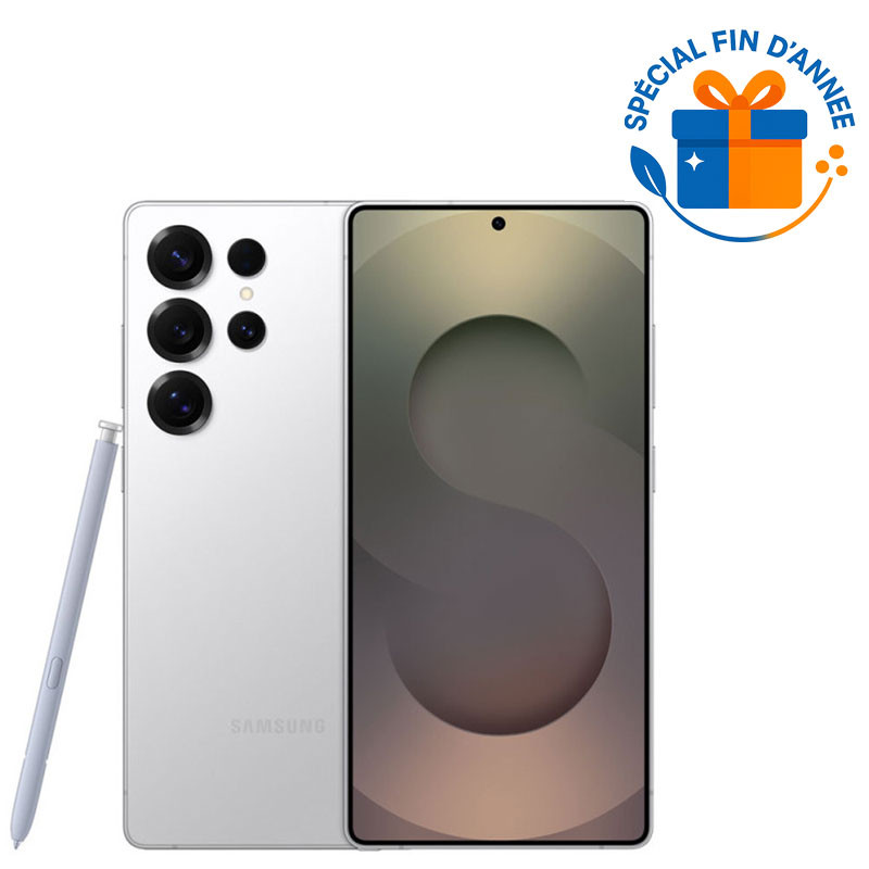 Samsung Galaxy S25 Ultra 5G 12Go 256Go WhiteSilver Titanum en Tunisie
