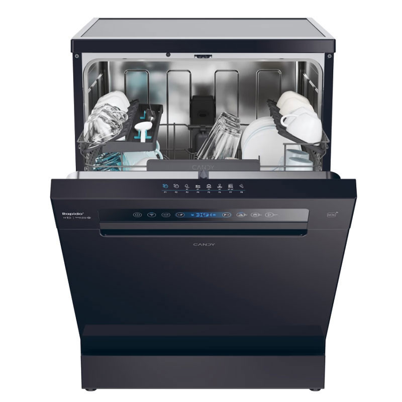 Lave Vaisselle Candy CF5C6F0B Smart Inverter 15 Couverts Noir en Tunisie