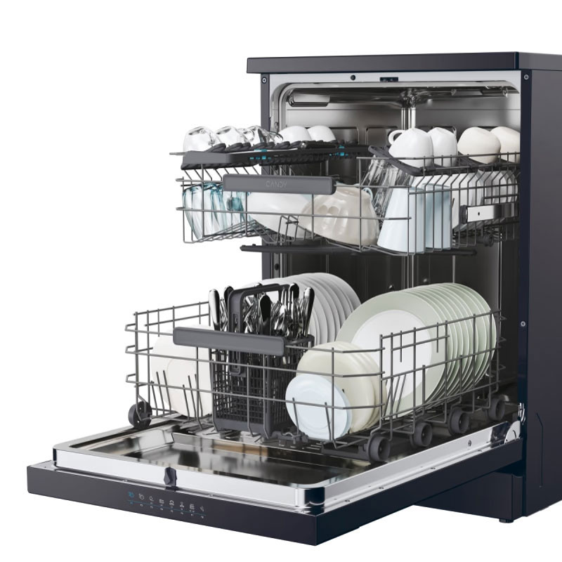 Lave Vaisselle Candy CF5C6F0B Smart Inverter 15 Couverts Noir en Tunisie