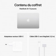 Apple MacBook Air M4 13" 16Go 512Go SSD Silver en Tunisie
