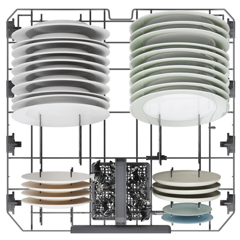 Lave Vaisselle Candy CF5C6F0B Smart Inverter 15 Couverts Noir en Tunisie