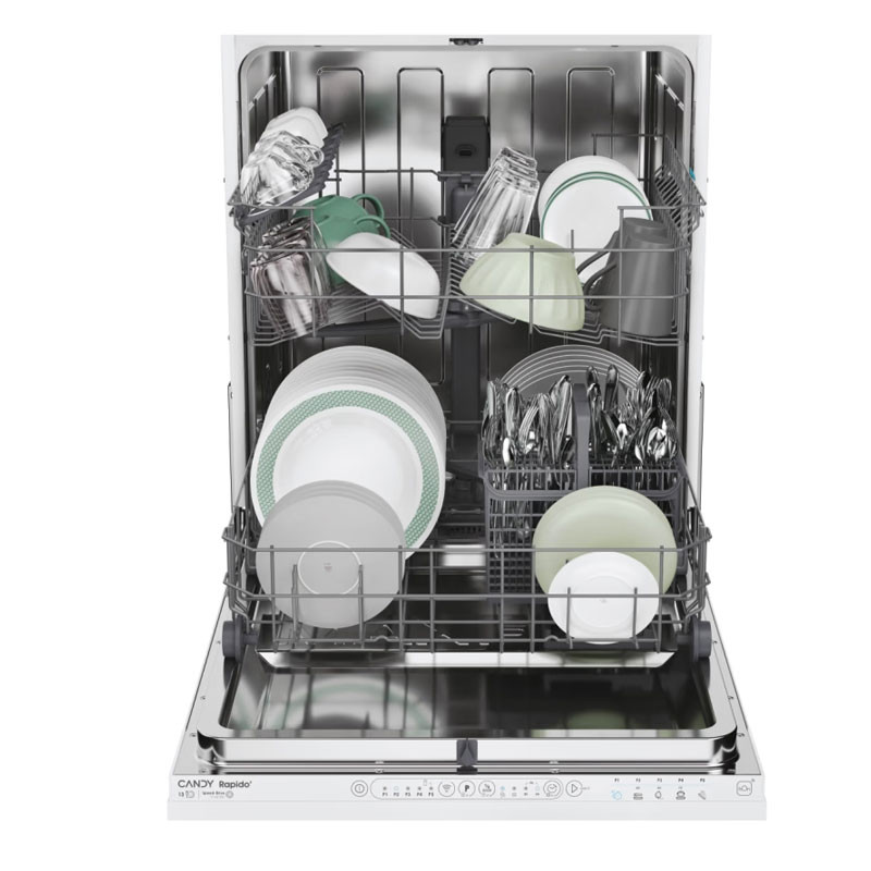 Lave Vaisselle Candy CF5C6F0B Smart Inverter 15 Couverts Noir en Tunisie