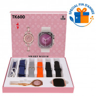 Coffret Montre Connectée TK600 + 7 Ceintures + Stylo