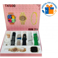 Coffret Montre Connectée TK500 + 7 Ceintures + Bracelet