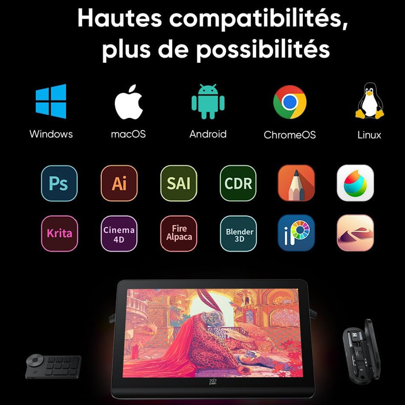 Tablette Graphique XP-Pen Artist Pro 19 2nd Gen Noir en Tunisie