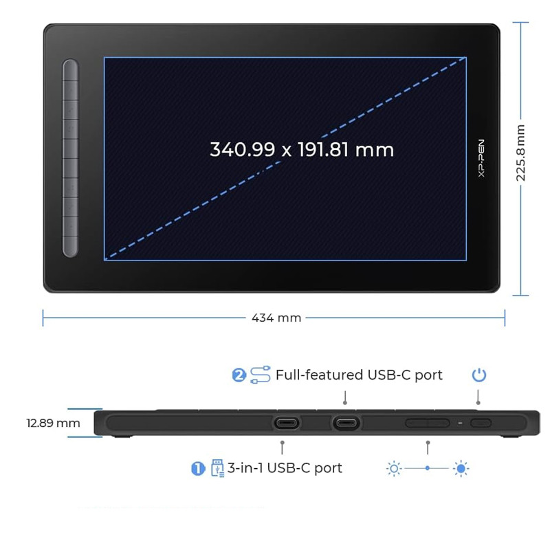 Tablette Graphique XP-Pen Artist Pro 16 2nd Gen Noir en Tunisie