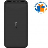 Power Bank Xiaomi Redmi 18W Fast Charge 20000 mAh Noir