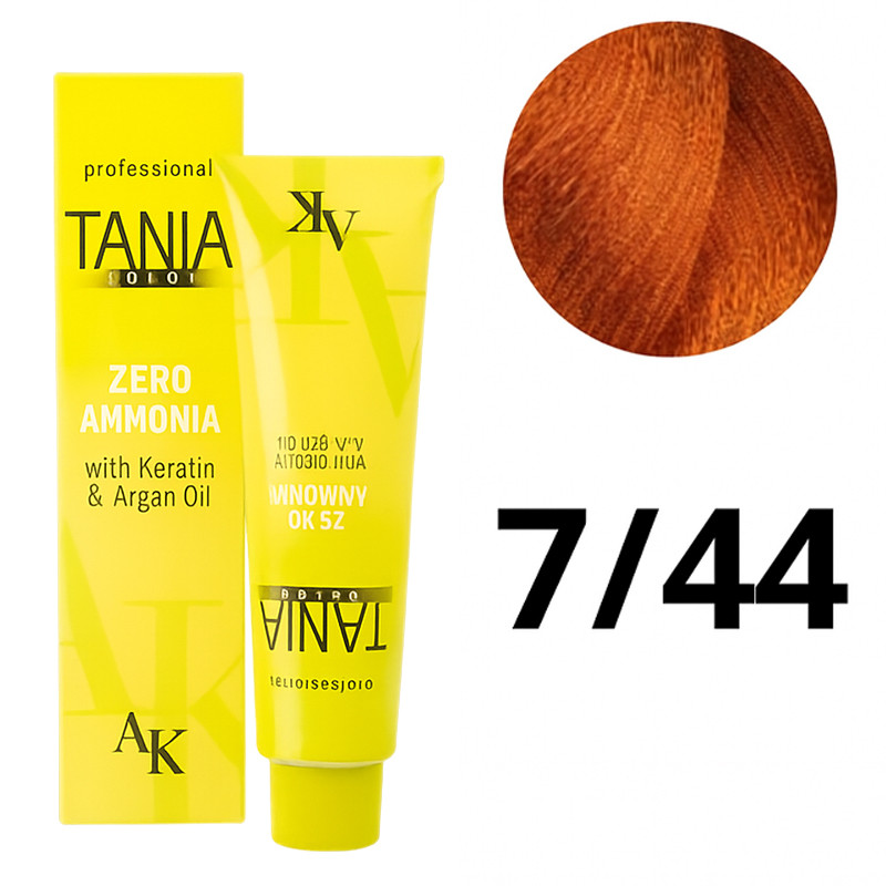 Tania Color Crème Colorante N7/44 Sans Ammoniaque 60ML en Tunisie