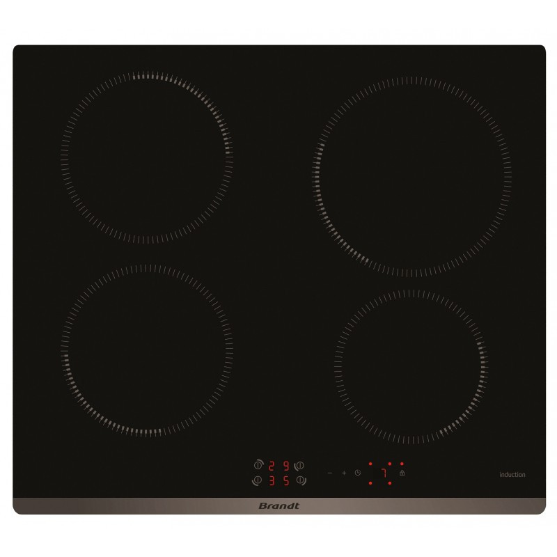 Plaque 60 cm 4 foyers induction puissance 7,2KW - Noir Plaque 60 cm 4 foyers induction puissance 7,2KW - Noir