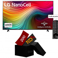 TV LG 55" NanoCell NANO80 4k UHD Smart Tv Noir en Tunisie
