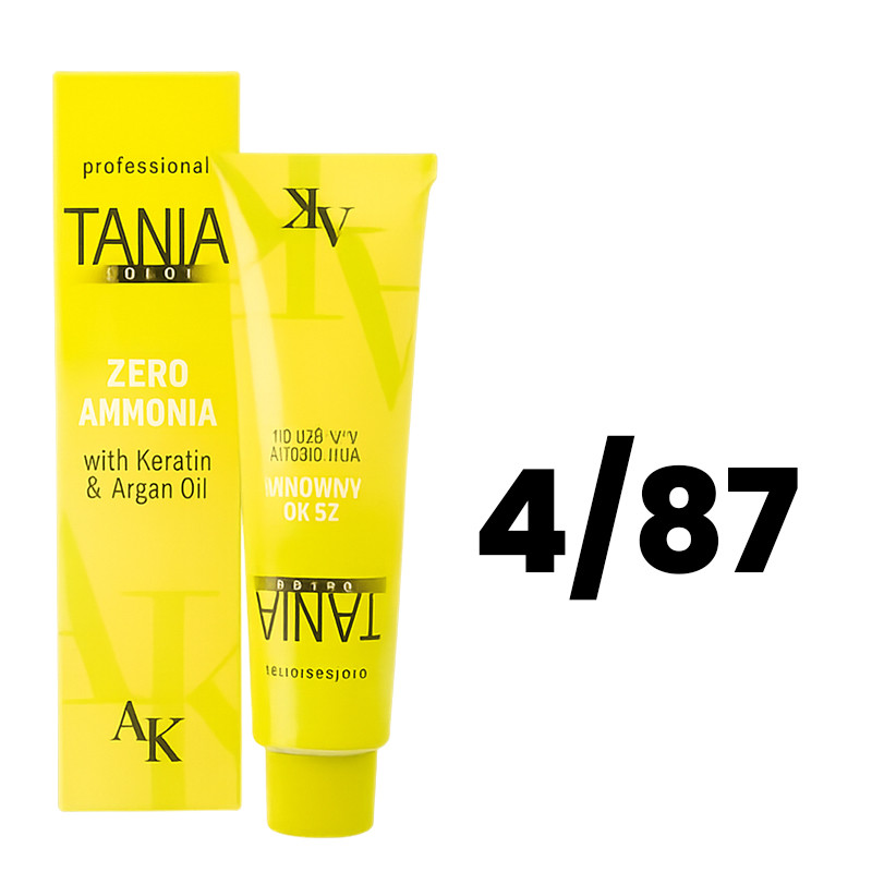 Tania Color Crème Colorante N4/87 Sans Ammoniaque 60ML en Tunisie