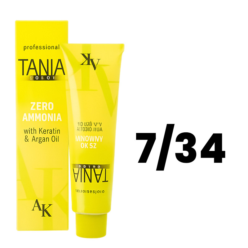 Tania Color Crème Colorante N7/34 Sans Ammoniaque 60ML en Tunisie