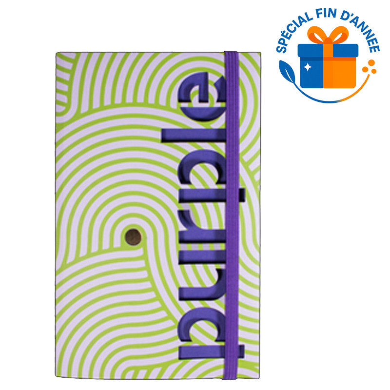 Purple NoteBook Modern Art 152 Pages Assorties en Tunisie