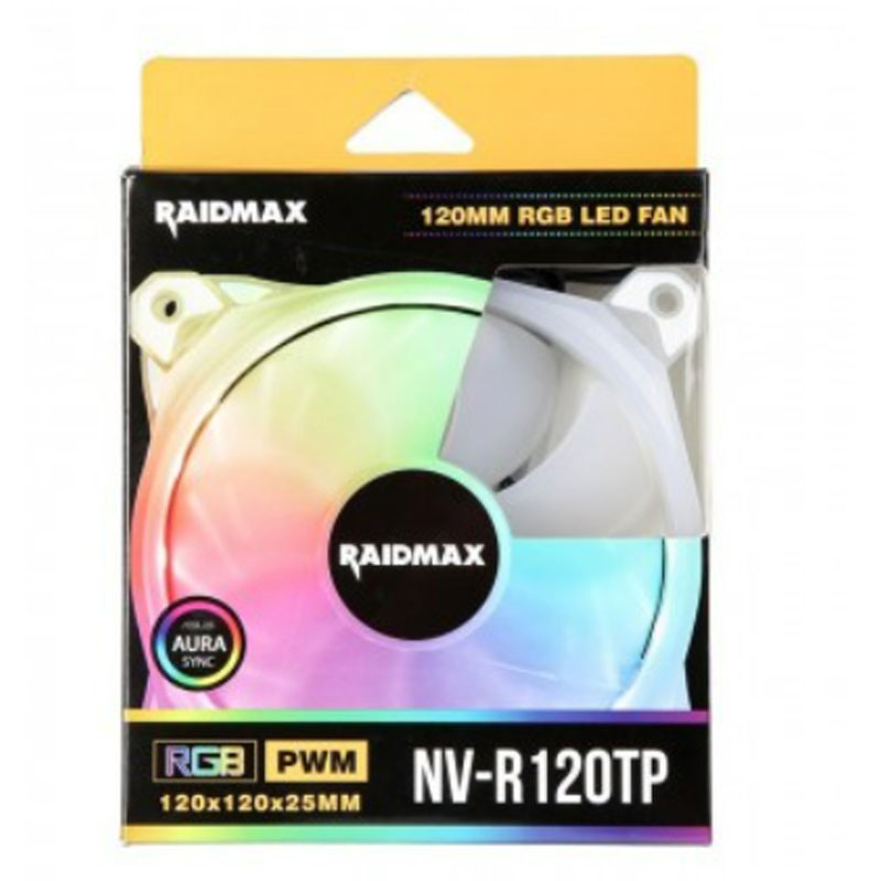 Ventilateur Raidmax NV-R120TP RGB Noir en Tunisie