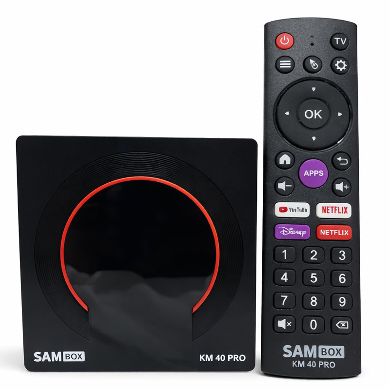 Box TV Android Sambox KM40 PRO 4K 2G 16G Noir en Tunisie