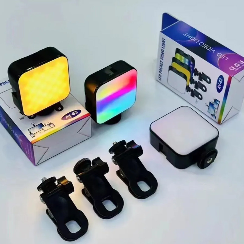 Lampe vidéo De Poche Led RGB AY-83 Noir En Tunisie