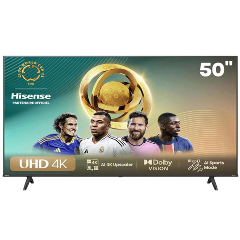 TV Hisense A6GN 50" UHD 4k Smart Tv Noir en Tunisie