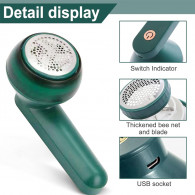 Rasoir Electrique Portable USB Anti-peluches Pour Pulls et Laine en Tunisie