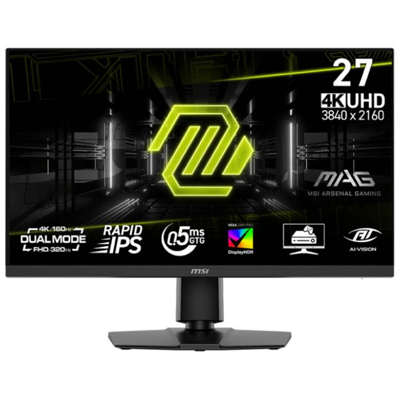 Ecran Gaming MSI MAG 272URDF E16 27" 4k UHD Rapid IPS 160 Hz En Tunisie
