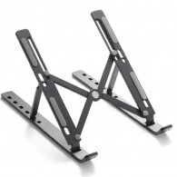 Support pour Pc Portable 17.3" Aluminium Noir en Tunisie