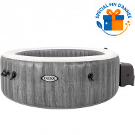 Spa Gonflable Intex Baltik 4 Places Ronde 1,96 x 0,71m - Gris